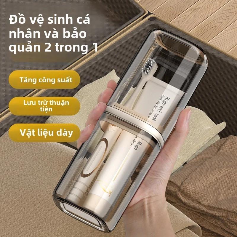 Bộ cốc nước súc miệng du lịch, xô đựng đồ di động dành cho cặp đôi
