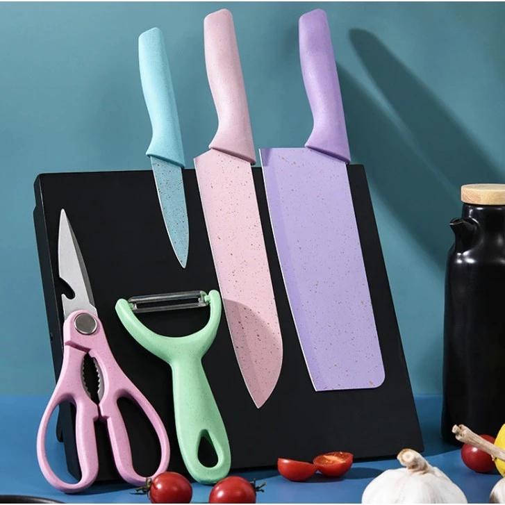 Bộ dụng cụ làm bếp lúa mạch Kitchen sang trọng - dao làm bếp