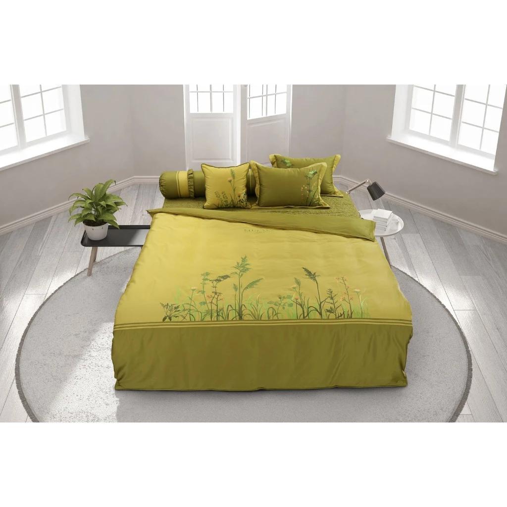 Bộ ga phủ thêu Blue Sky – BS M58