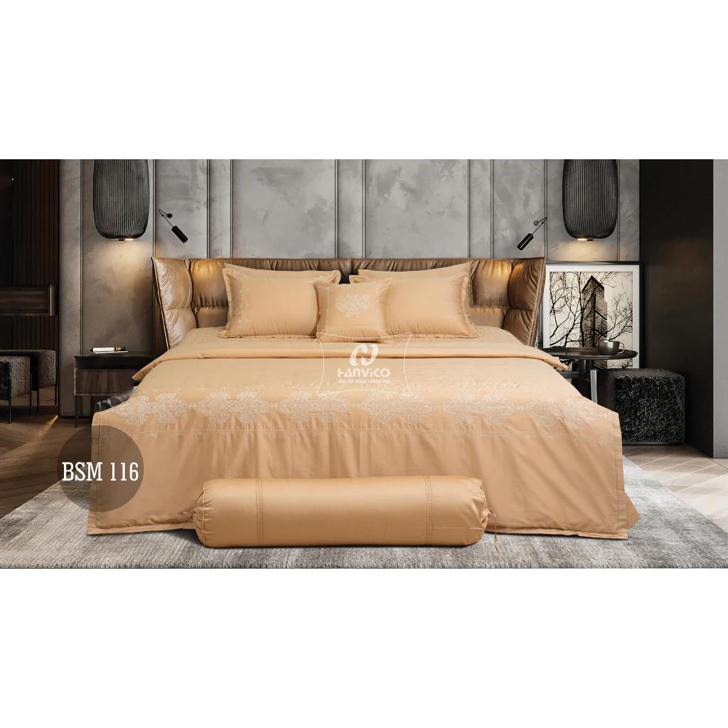 Bộ ga phủ thêu Hanvico Blue Sky – BSM116