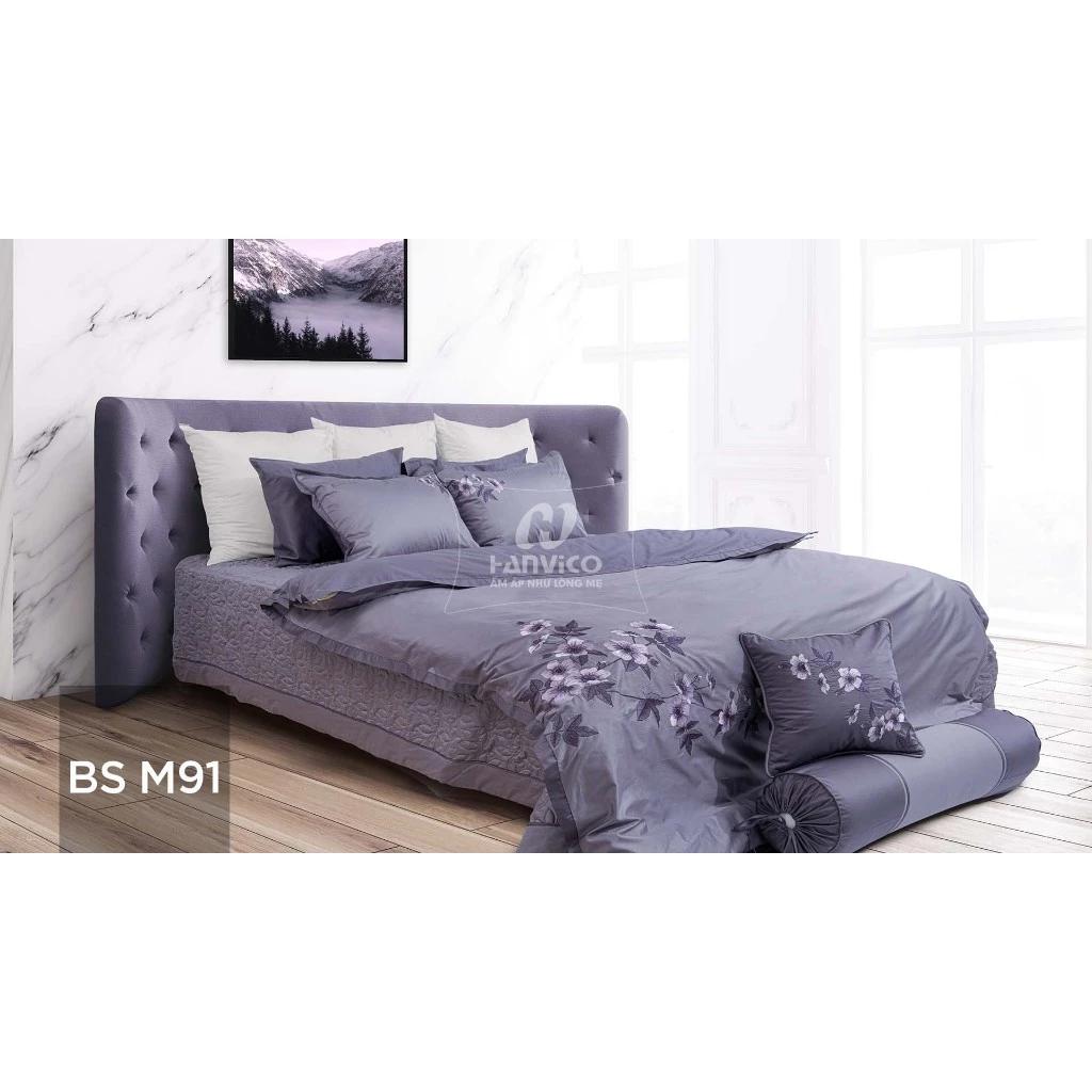 Bộ ga phủ thêu Hanvico Blue Sky – BSM91