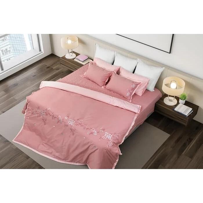 Bộ ga phủ thêu Hanvico Blue Sky – BSM95