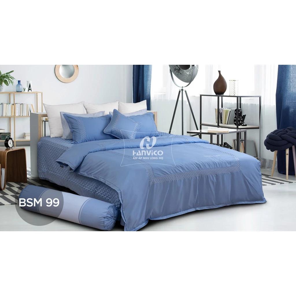 Bộ ga phủ thêu Hanvico Blue Sky BSM99