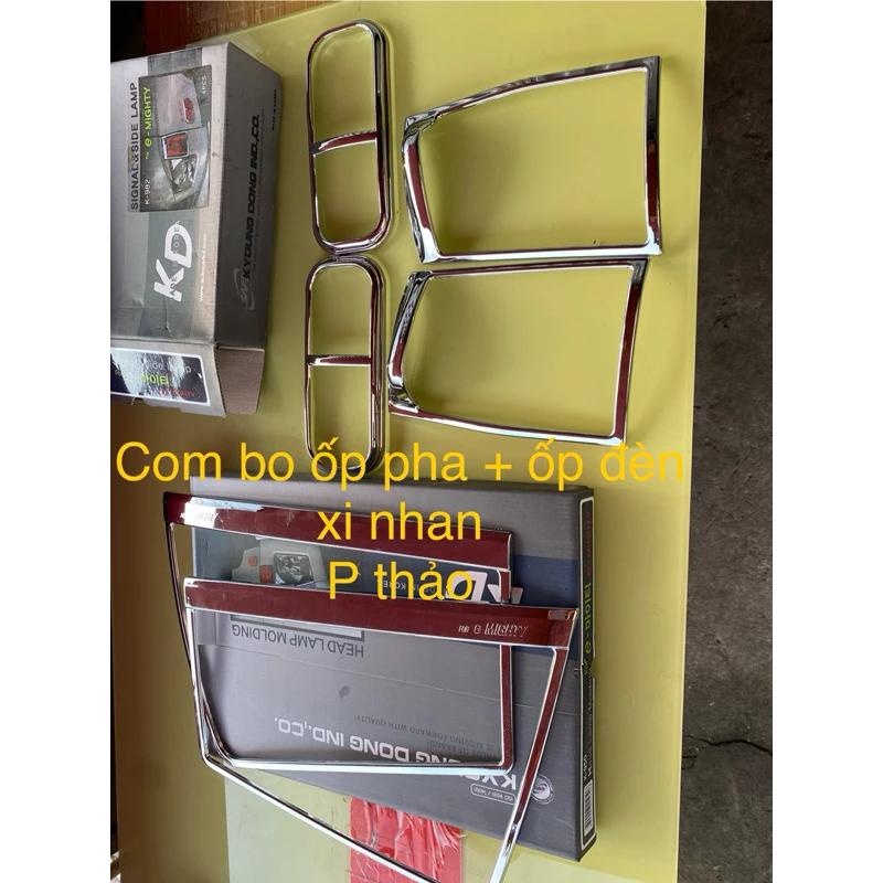 bộ ốp mạ đèn xi nhan xe hyundai3t5,hd65,hd72,hd99,hd78,110sl,110sx.. xịn Hàn Quốc hàng KD ( mã k982)