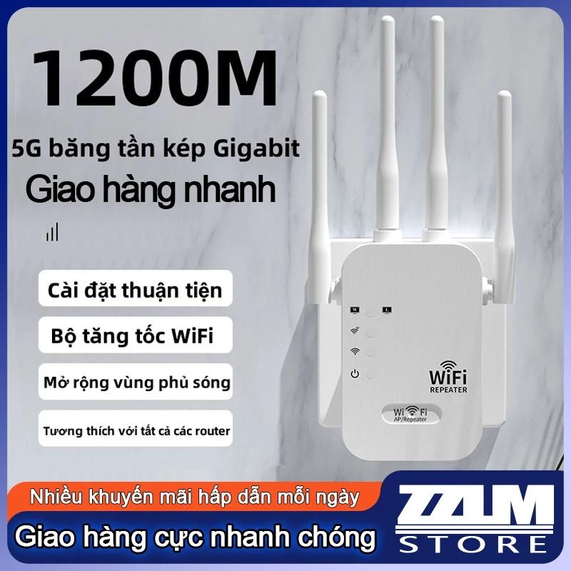 Bộ tăng cường tín hiệu WIFI, Bộ mở rộng wifi, bộ kích sóng wifi cực mạnh tốc độ cao Tốc Độ 300Mbps/1200mbps