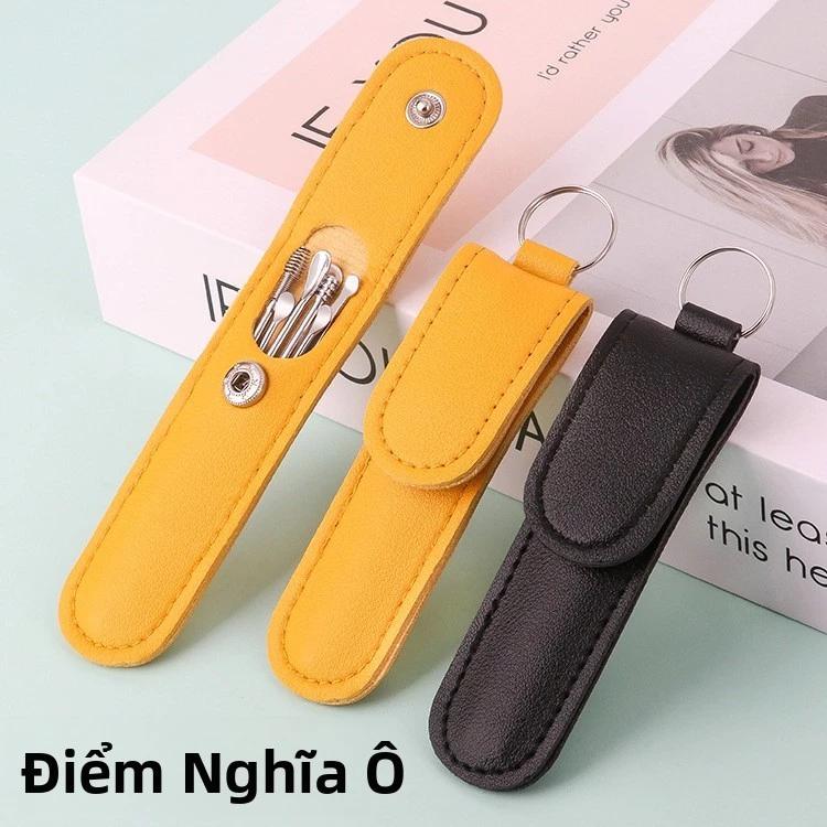 Bộ Thìa Chọn Tai Sáng Tạo, 6 Miếng Thìa Tai Đóng Hộp Di Động