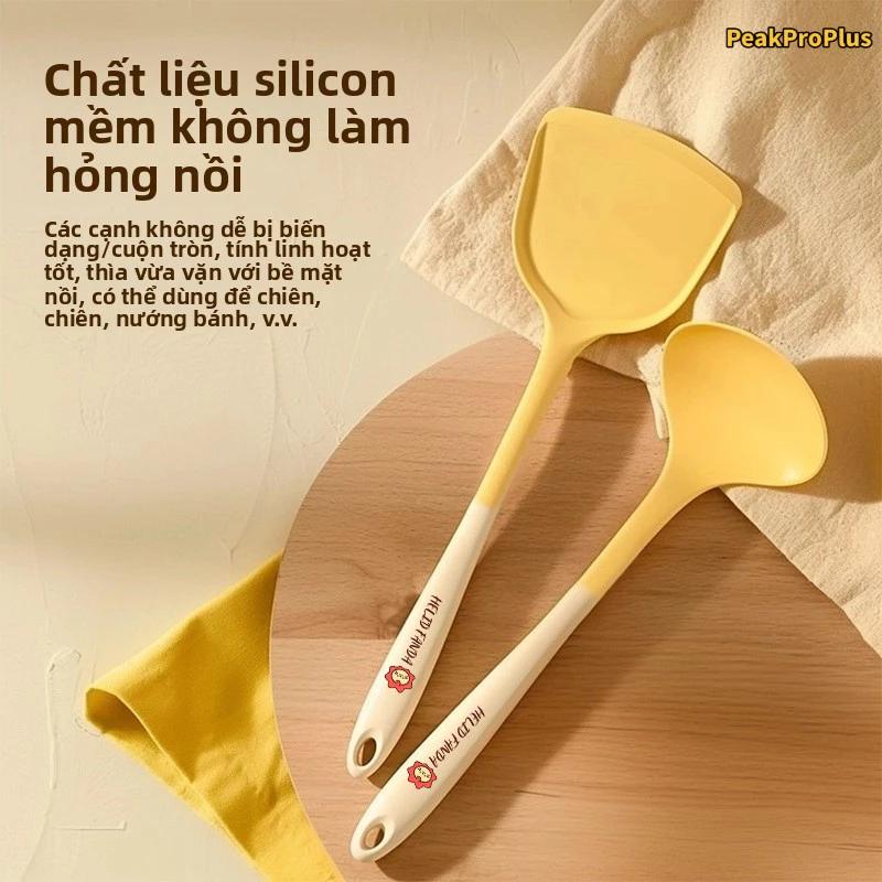 Bộ thìa silicon nhà bếp, chống dính chịu nhiệt độ cao