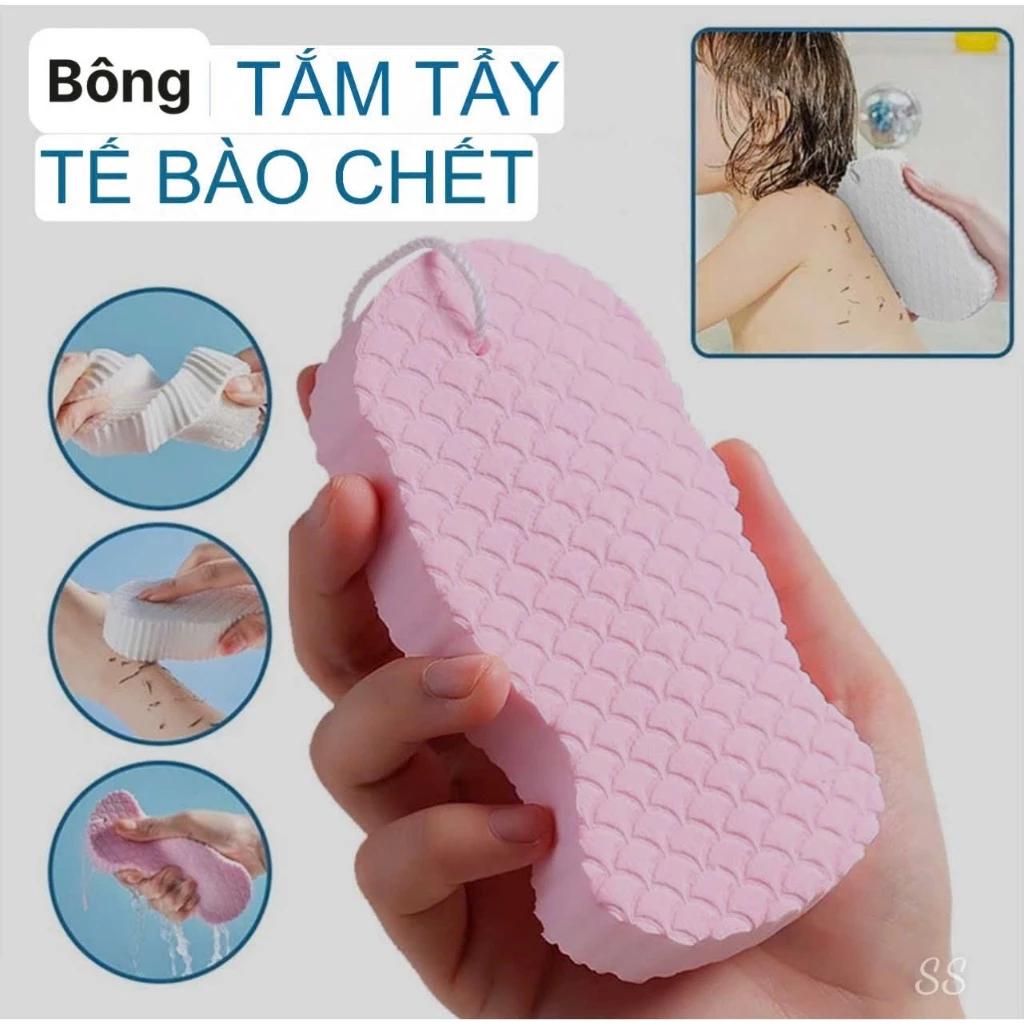 Bông tắm tẩy tế bào chết, bọt biển tẩy tế bào chết, bông tắm kì ghét làm sạch cho làn da