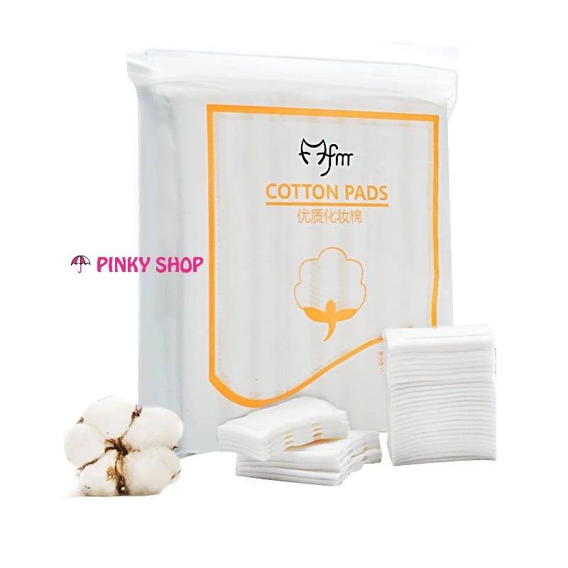 Bông tẩy trang 3 lớp Cotton Pads, bông tẩy trang Lameila túi 222 mếng nội địa trung Pinky Shop mã BTT3L