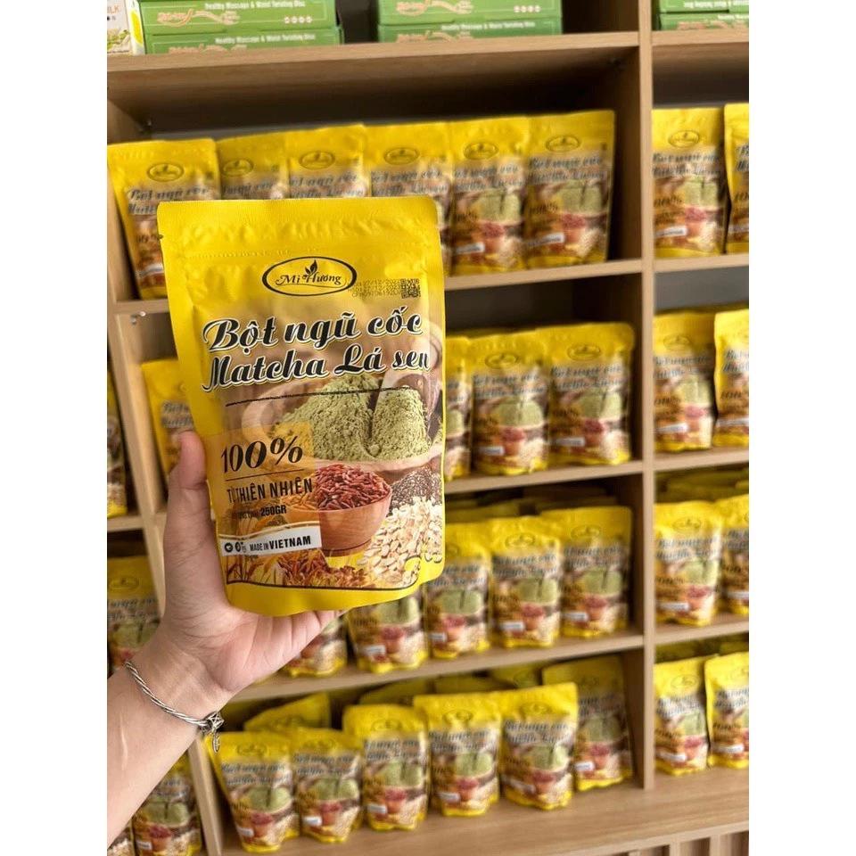 Bột Tan Mỡ Bụng Giảm Mỡ Mị Hương 250G (MẪU MỚI)-Bột Ngũ Cốc Matcha Lá Sen Giảm Cân