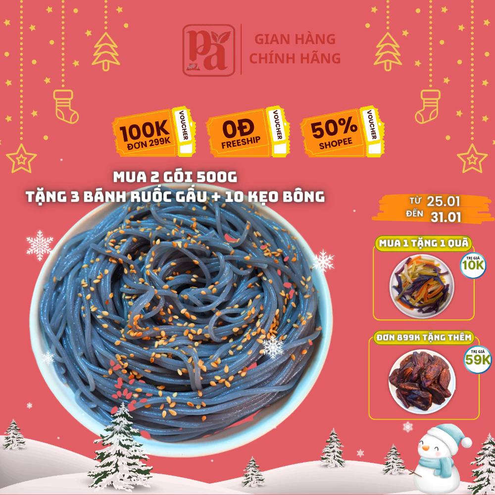 Bún đậu biếc Phú An Healthy Foods 500g dành cho người ăn kiêng, keto, das, eatclean, giảm cân, giữ dáng