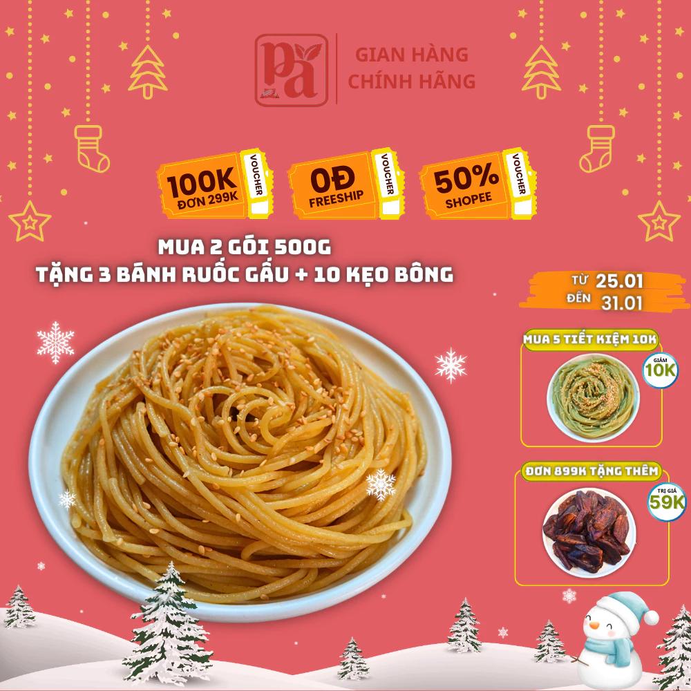 Bún ngô Phú An Healthy Foods 500g dành cho người ăn kiêng, keto, das, eatclean, giảm cân, giữ dáng