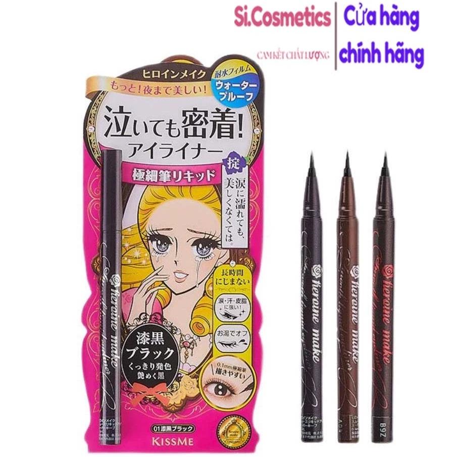 Bút Kẻ Mắt Nước Kiss Me Chuốt Mi Lâu Trôi Không Lem Nét Mảnh Dễ Kẻ Với Người Mới Kẻ
