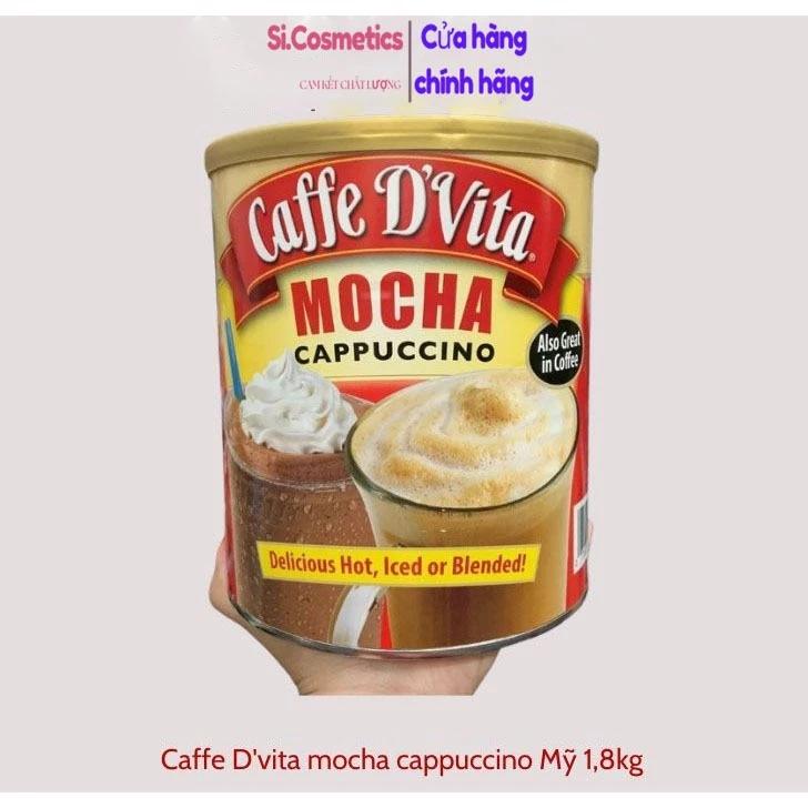 Caffe D'vita mocha cappuccino Mỹ 1,8kg
