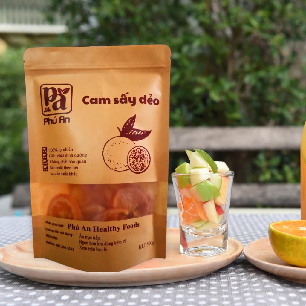 Cam sấy dẻo Phú An thập cẩm sấy hoa quả sấy mứt trái cây ăn vặt mix xoài sấy vỏ bưởi sấy chanh dây sấy mít sấy dừa non