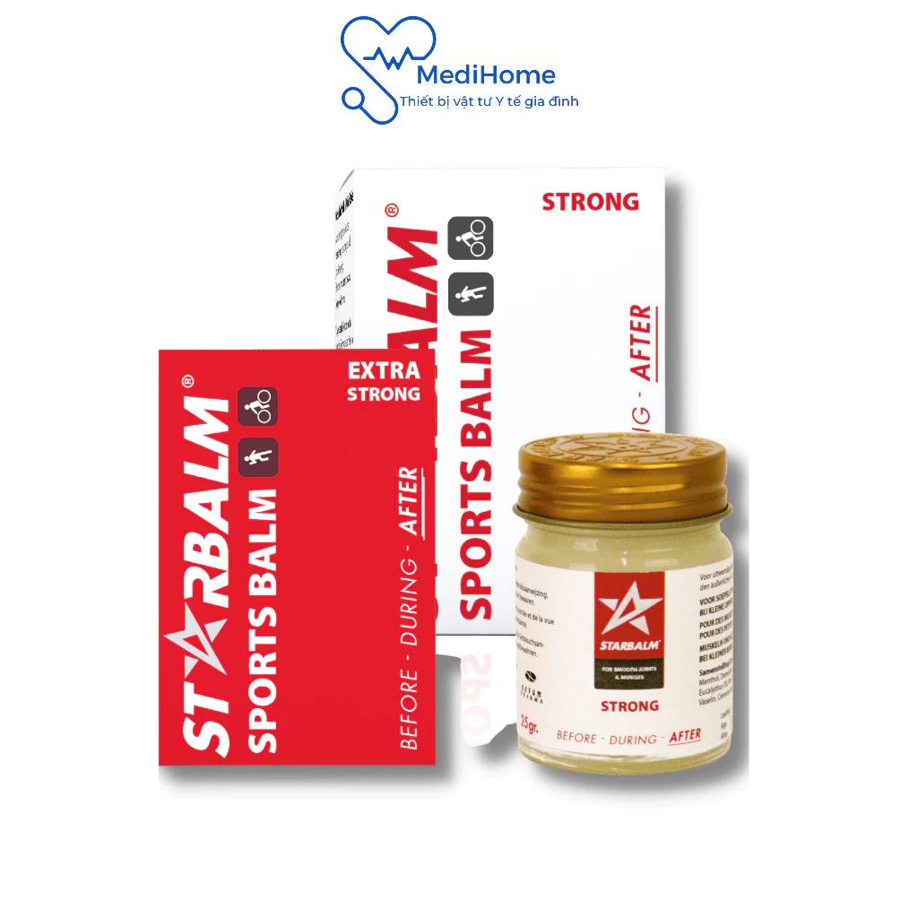 Cao đỏ trắng Starbalm 25g dầu cù là xoa bóp đau mỏi cơ, lạnh bụng, ngứa do côn trùng cắn, say tàu xe - MediHome