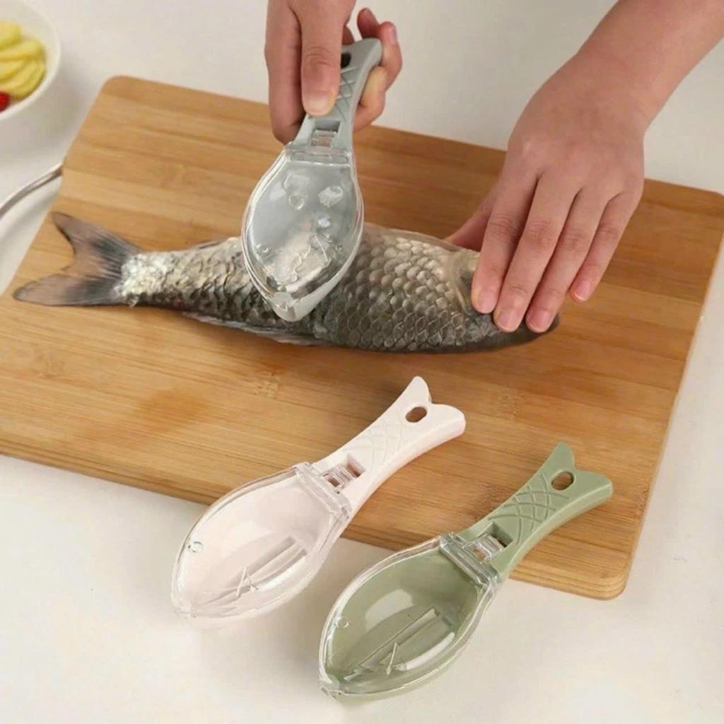 Cây đánh vảy cá tiện lợi nhanh chóng - Dụng cụ cạo vảy cá thiết kế đa năng