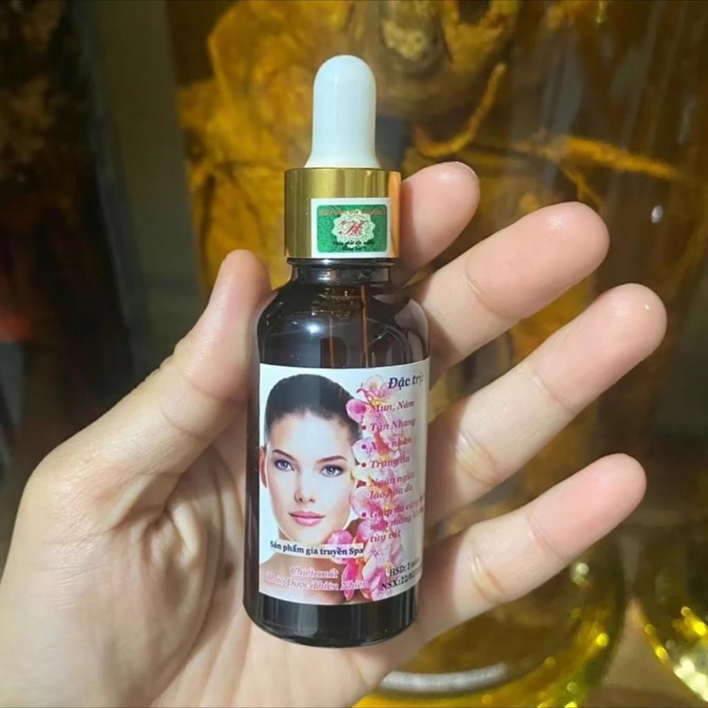 Chai SerumTái Tạo Da [Tách Lẻ] Gia Truyền Giúp Da Căng Bóng Mịn Màng Sạch Nám Mụn Tàn Nhang Hũ 30gr