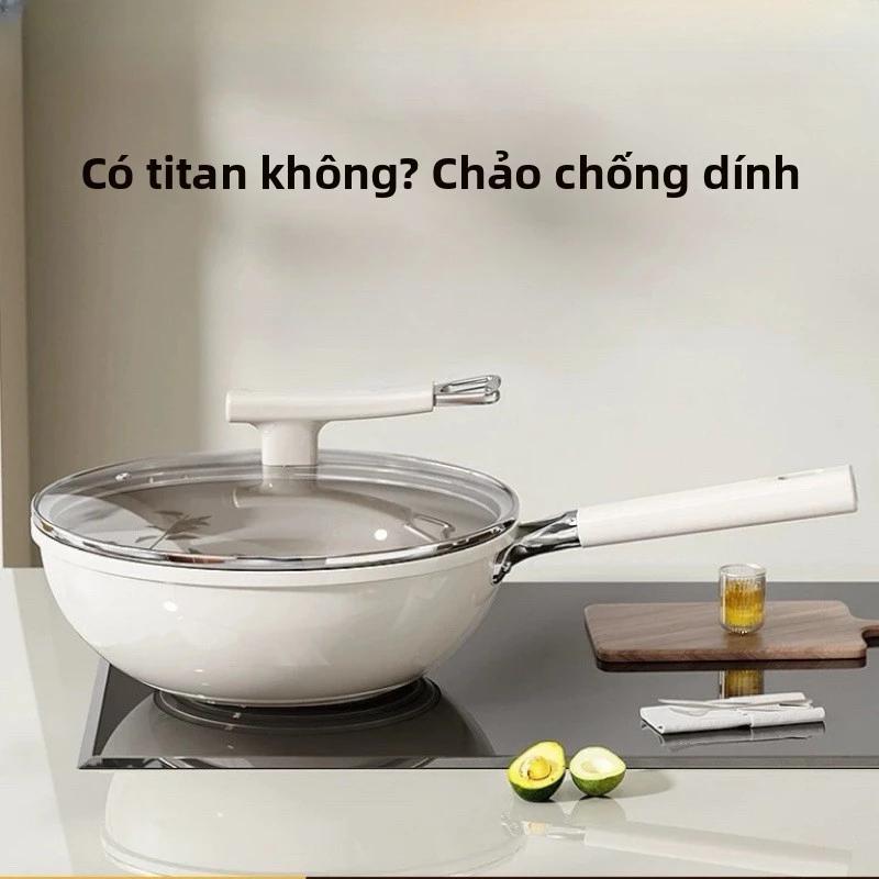 Chảo chống dính bằng gốm, phổ biến cho bếp cảm ứng Gas