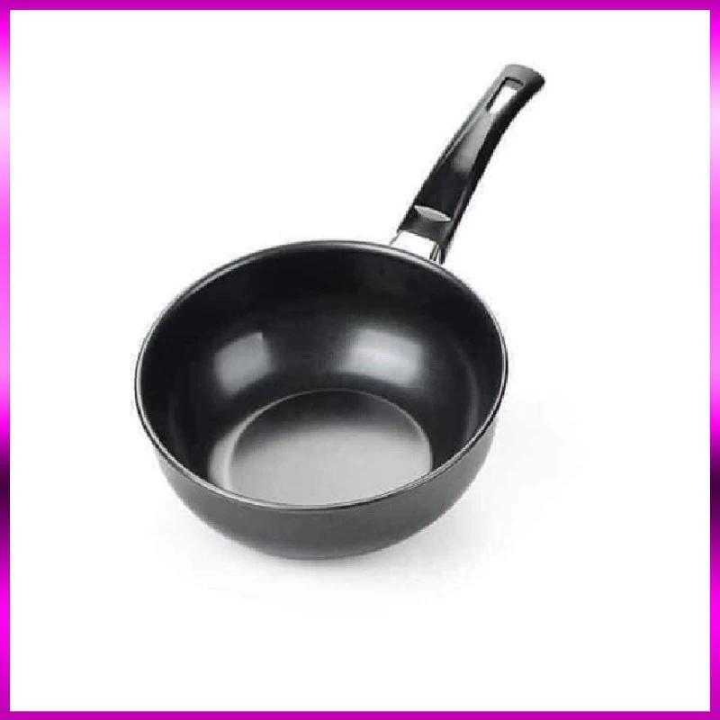 Chảo sâu lòng 18cm dùng cho mọi loại bếp (không dùng bếp từ - chảo đen rẻ)