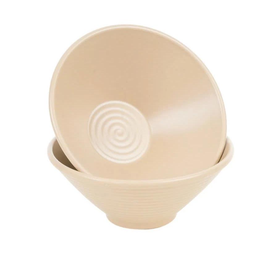 Chén cơm phíp xoắn thái đại - Bát cơm bằng nhựa 6806 - Bát ăn cơm phíp melamin xoắn 6845 nhựa phíp