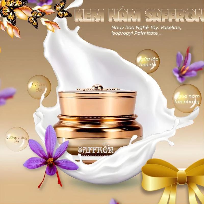 [CHÍNH HÃNG] Kem Nám Saffaron Giúp Tăng Sinh Collagen Mờ Thâm Nám Cho Làn Da Trẻ Trung Sáng Mịn