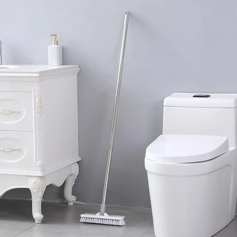 Chổi Chà Sàn, cây chà sàn nhà tắm, Quét Lau Sàn Nước, chổi cọ nhà vệ sinh, bàn chải chà toilet - màu trắng