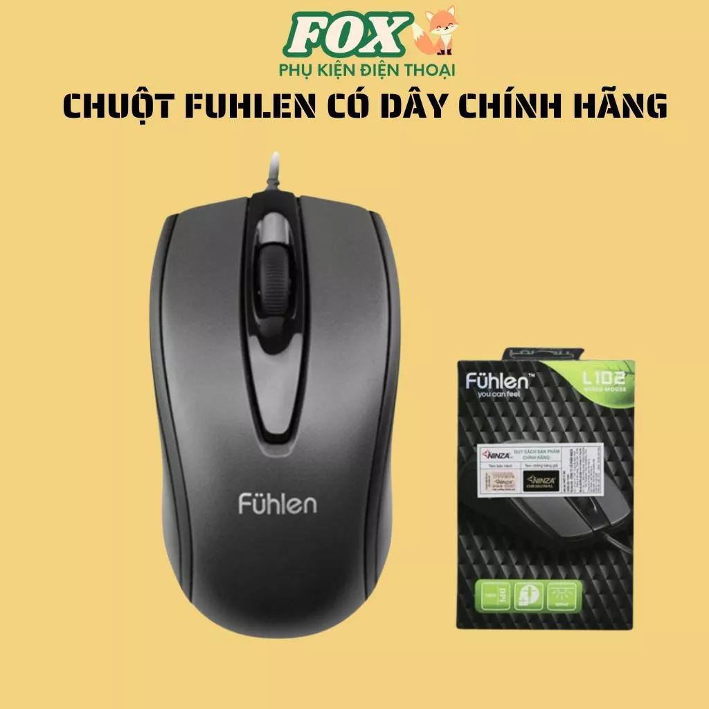Chuột Fuhlen L102 có dây chính hãng hàng nhập khẩu - bảo hành 24 tháng