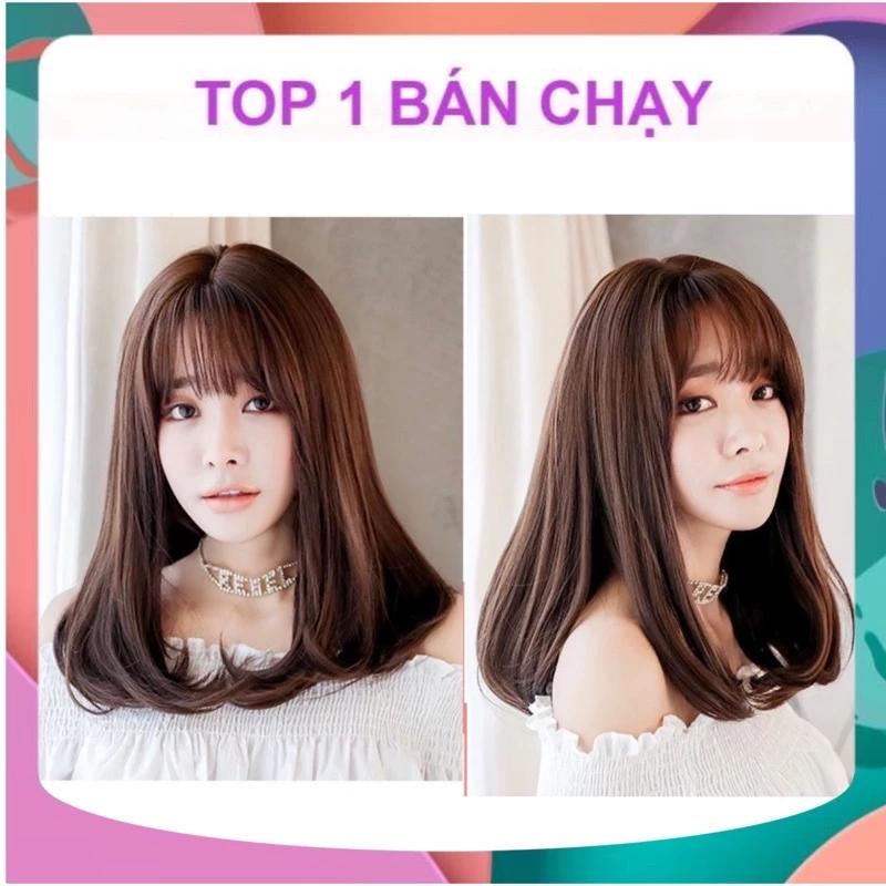 [CLIP THẬT] TÓC NGUYÊN ĐẦU NGANG VAI LƯỚI HOA CAO CẤP