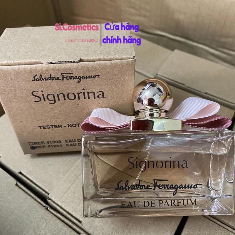 [có năsp] Nước hoa nữ tester Salvatore Ferragamo Signorina Eau de Parfum 100ml
