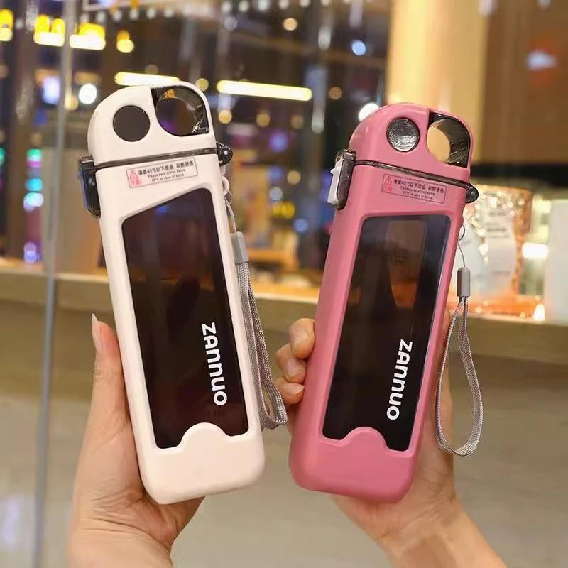 Cốc Nước Influencer Cốc Nhựa Dễ Thương Giá Trị Cao Cấp Bé Gái Thiết Kế Đơn Giản Cốc Rơm