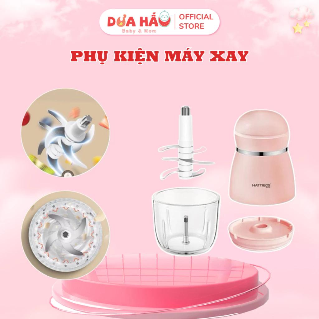 Cối & Lưỡi Dao Thay Thế Máy Xay Hattiecs & Coco Bear 8 Lưỡi