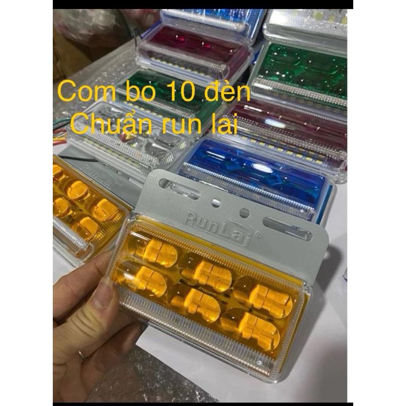Com bo10 đèn led sườn chuẩn hãng Run Lai ,cho xe tải , xe khách có dãy đèn soi lốp 7 màu bền đẹp 12v 24v ( RL5006)