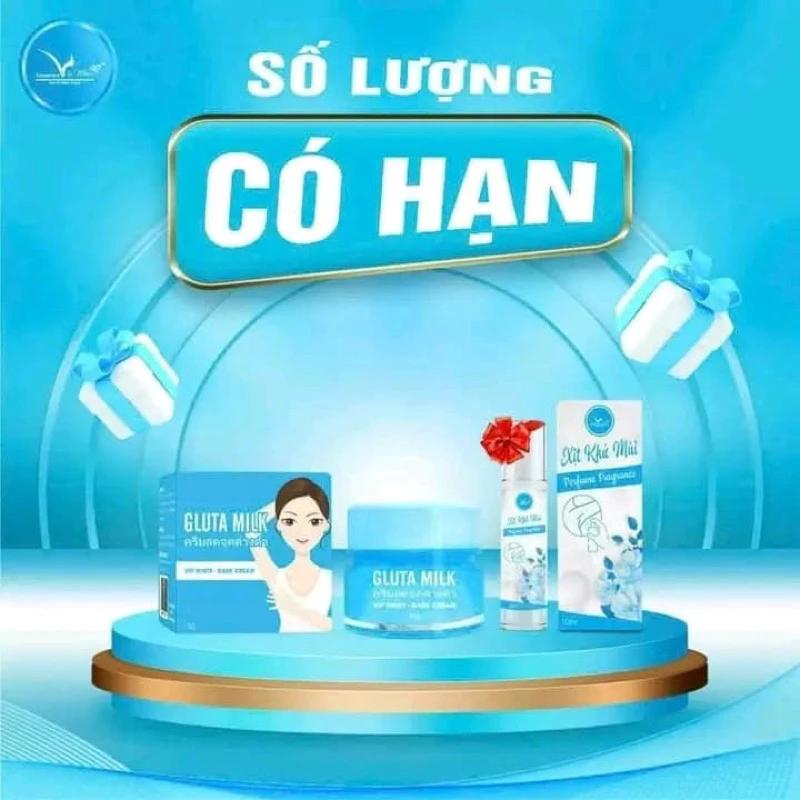 [Combo 2 Hộp] Kem Khử Thâm Nách Hôi Nách Gluta Milk Thái Lan (mua 1 tặng 1) VIP White
