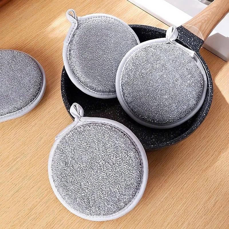 Combo 3 Miếng Rửa Bát K080 2 mặt - Miếng Bọt Biển Cọ Rửa Xoong Nồi Chống Xước Bề Mặt