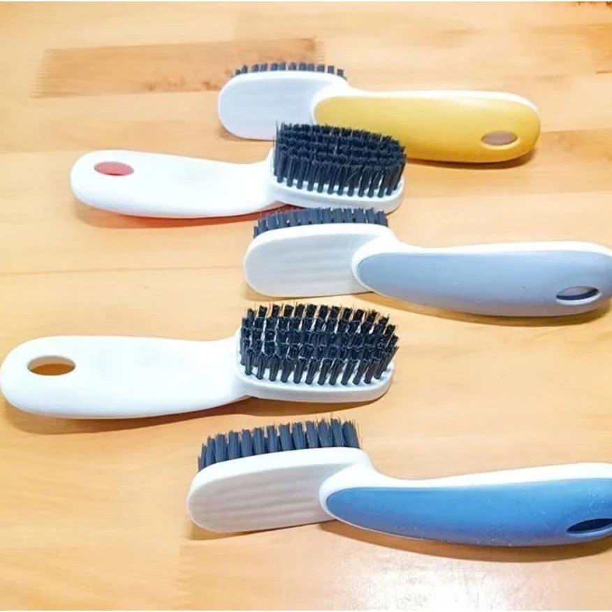Combo 5 Bàn Chải Chà Giày Mini Đa Năng HM002 Tay Cầm Dài Nhiều Màu