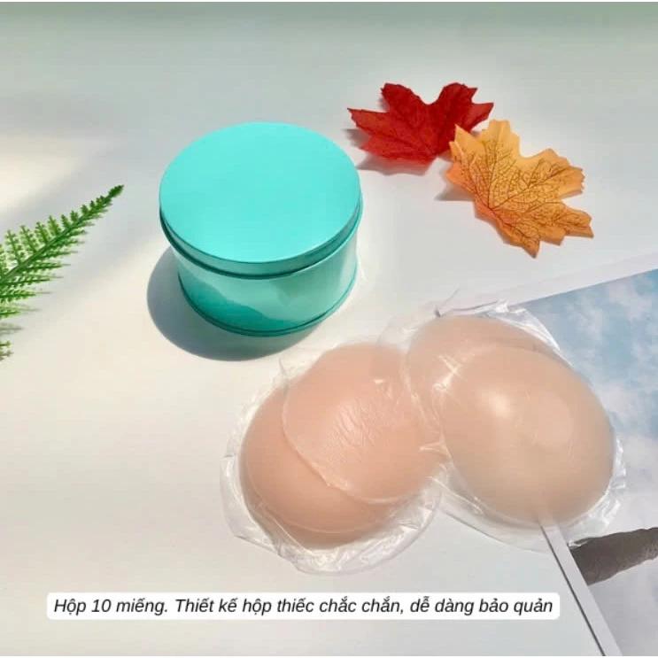 COMBO 5 cặp (10 miếng) dán ngực silicon hình hoa - giao mẫu ngẫu nhiên