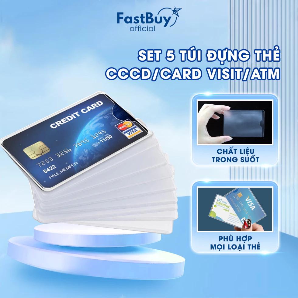 Combo 5 Túi Đựng Thẻ Căn Cước Công Dân, Bằng Lái Xe, ATM, Thẻ Sinh Viên