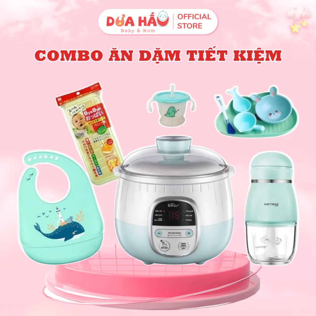 Combo Ăn Dặm Tiết Kiệm Cho Bé Trai và Gái(TẶNG SỔ TAY ĂN DẶM)