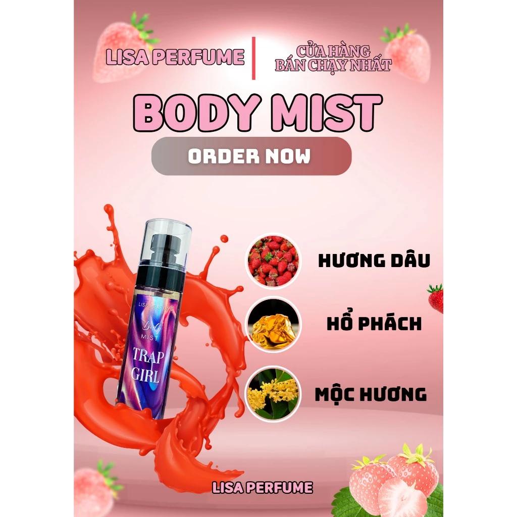 Combo BODYMISTNữ100ml Tặg Xịt Miệng(NGẪU NHIÊN)Bodymist Siêu thơm lưu hương 4-6h,xịt miệng sát khuẩn