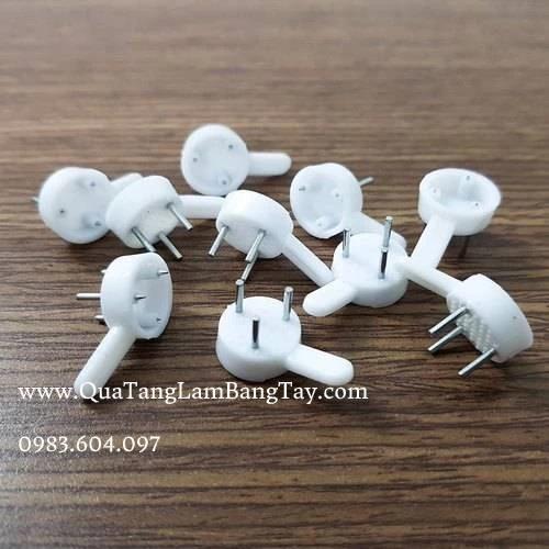 Combo đinh 3 chân đóng tường, gắn khung tranh, treo đồ đa năng tiện lợi (sức chịu đựng lên đến 5kg) Pinky Shop mã Đ3C