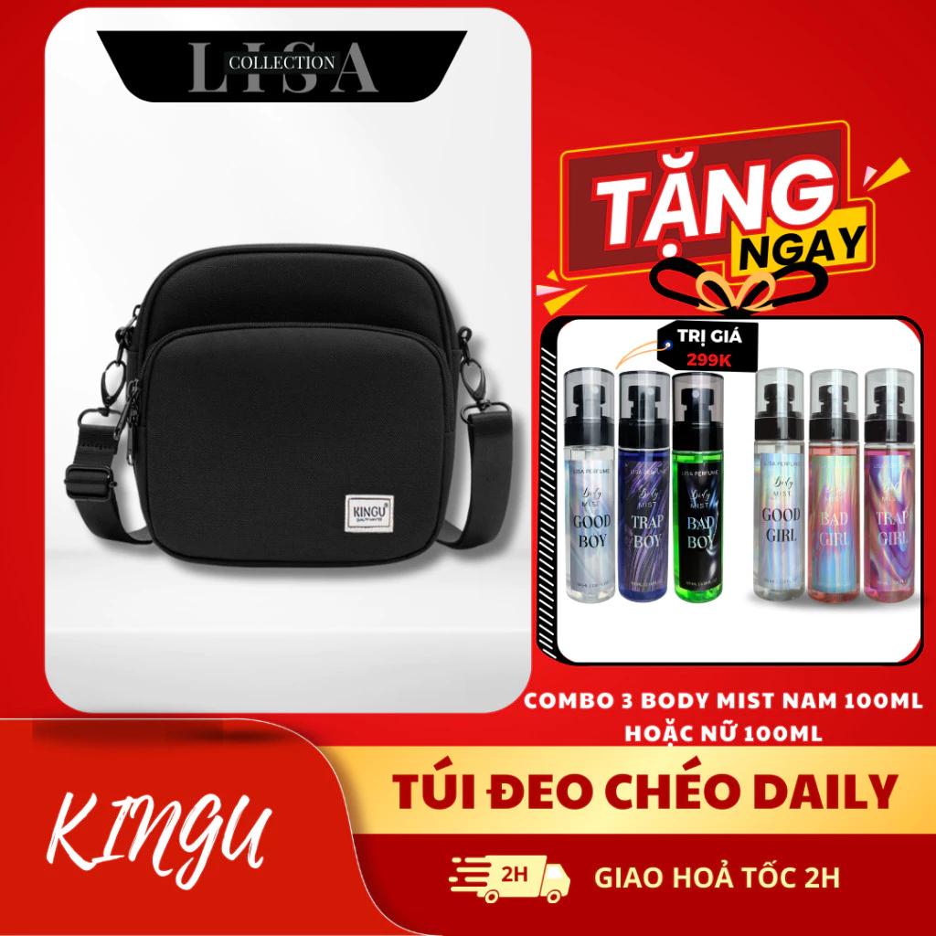 COMBO TÚI DAILY MINI UNISEX TẶNG 3 CHAI BODY MIST NAM (NỮ) . CHẤT LIỆU SANG TRONG CHỐNG NƯỚC GON NHẸ
