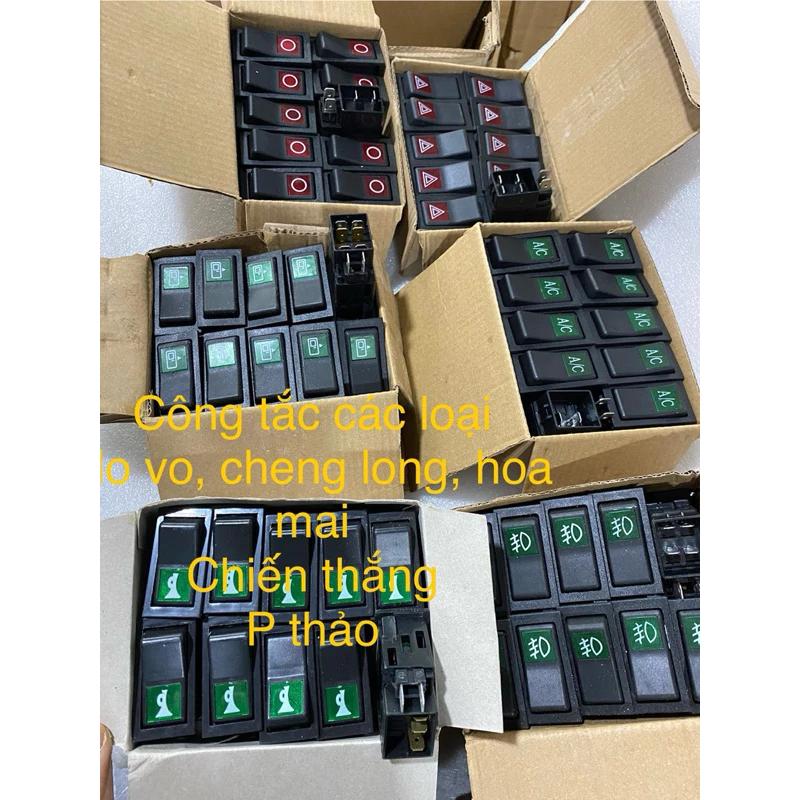 Công tắc còi, đèn pha, ngắt mát , điều hoà , đóng cửa, dừng khẩn cấp cho hoa mai, ho vo, cheng long, chiến thắng