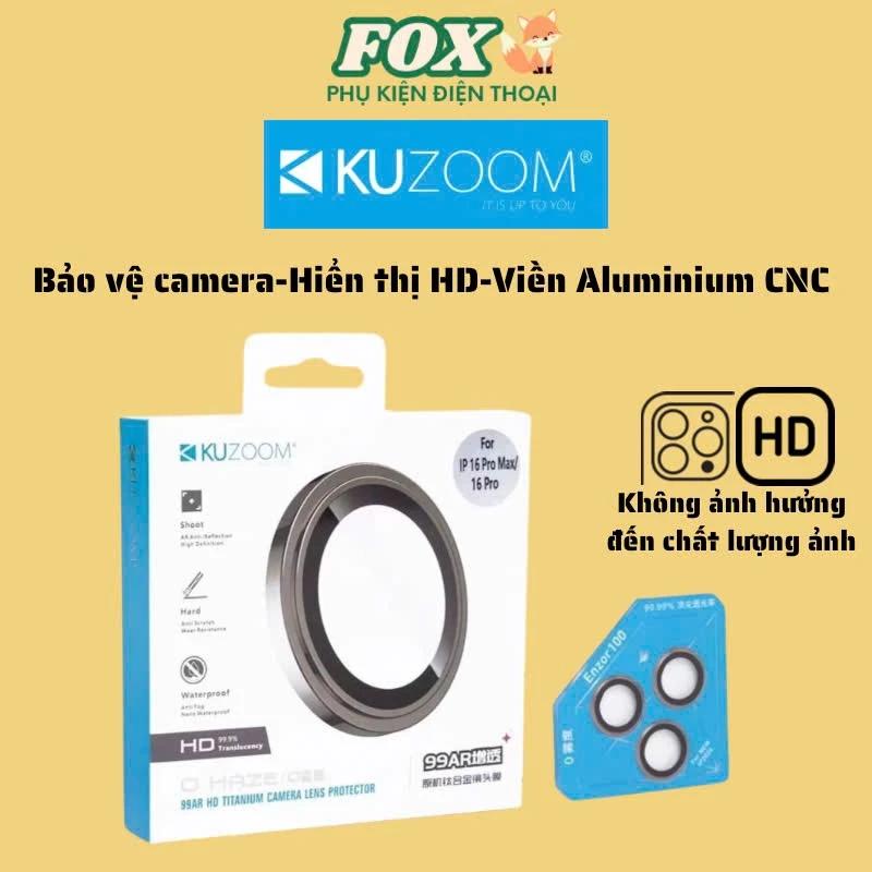 Cường lực camera kuzoom cho IPhone 16promax 15promax 14promax 12promax 15plus 16plus
