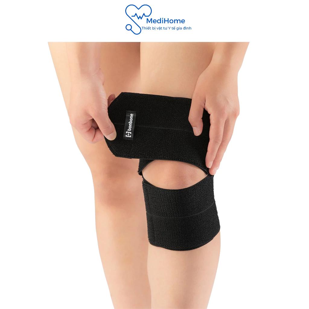 Đai bảo vệ đầu gối Bonbone Free Knee Supporter KI Freesize hỗ trợ cố định khớp gối, xương bánh chè - MediHome