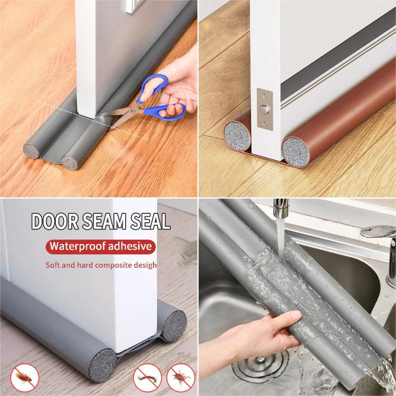 Dải chống gió cửa đầy màu sắc Dải kín cửa gia đình Dải kín cửa sổ đa chức năng Thanh khoảng cách