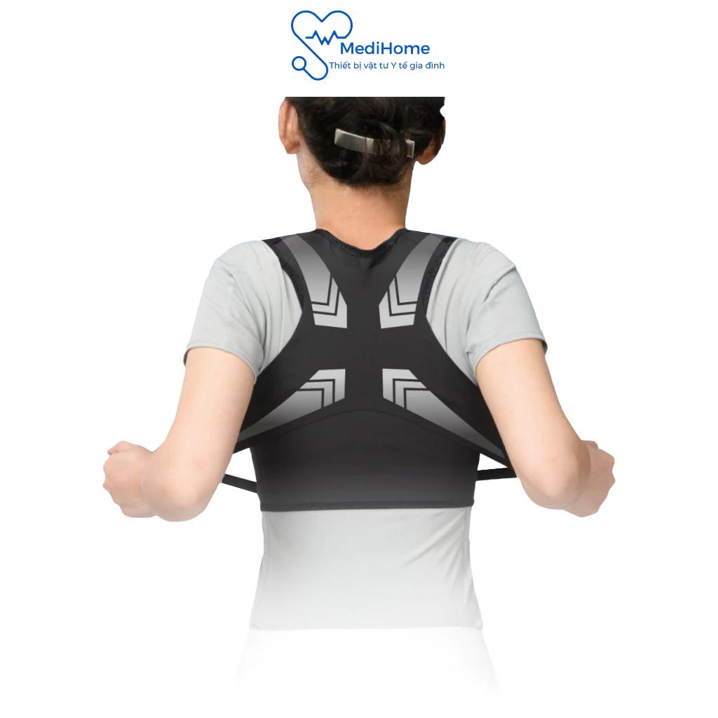 Đai chống gù lưng nam nữ trẻ em người làm văn phòng chính hãng Bonbone Pita Sapo Posture full size - MediHome