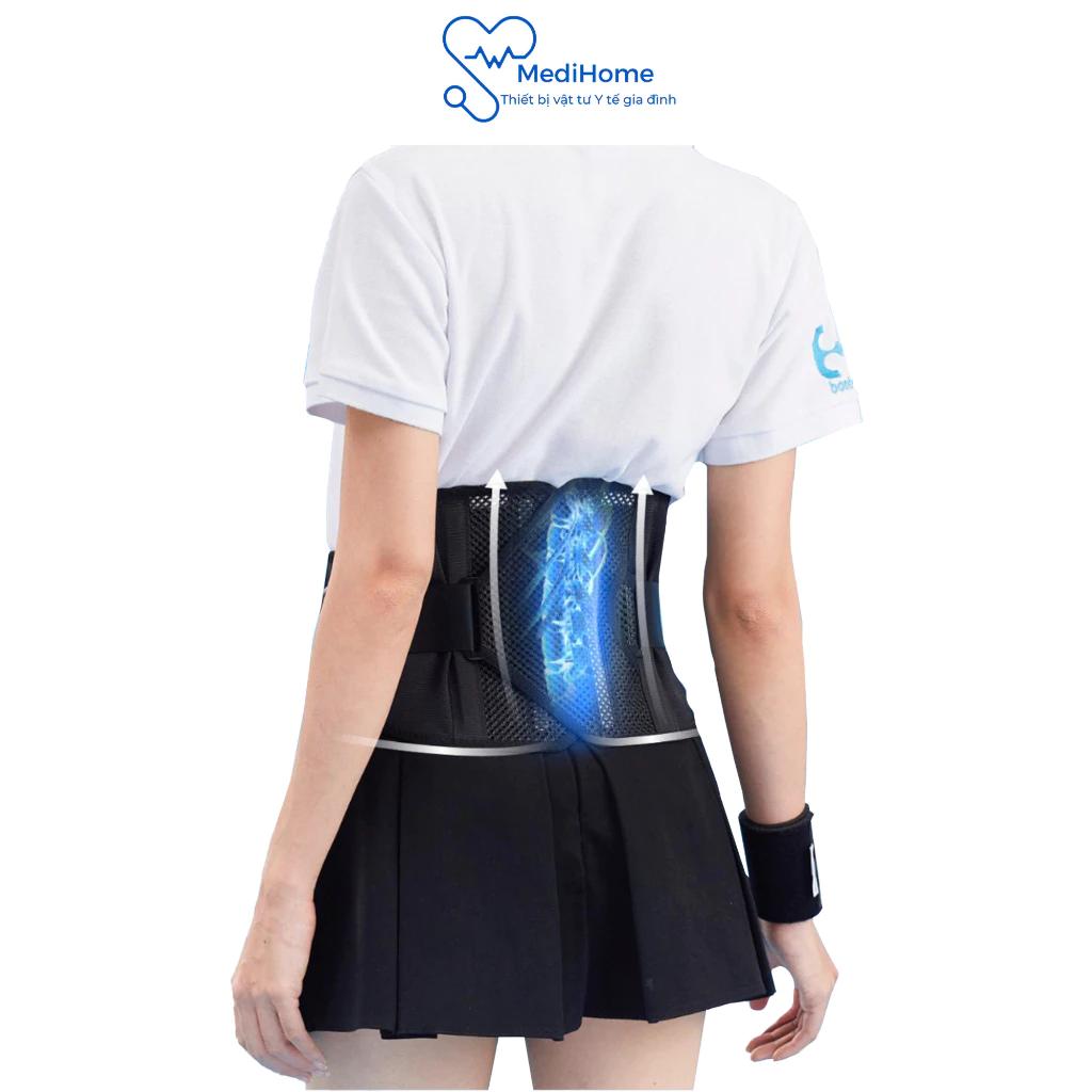 Đai lưng Bonbone Pro Hard Slim đai lưng cố định nâng đỡ cột sống, giảm đau thắt lưng - MediHome