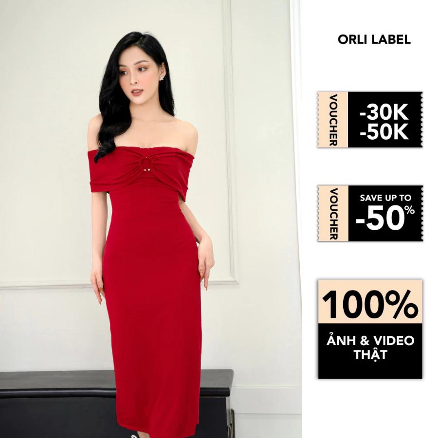 Đầm body trễ vai thun - Glami Dress - Orli Label