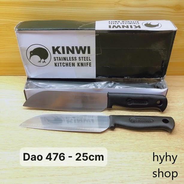 Dao nhà bếp 476 cán nhựa đen dài 25cm